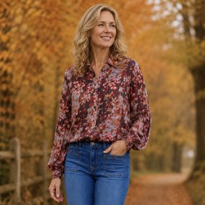 ZE-ZE Clara Blouse - Pink Orchid