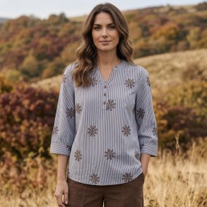 Ofelia Ella Blouse - Blue