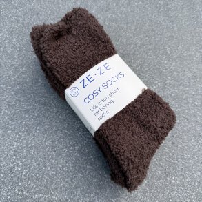 ZE-ZE Ally Cosy str�mper (2-Pack) - Chokolade