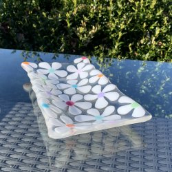 Aflangt blomsterfad (12x22 cm)