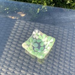 Blomster mini skl - Grn