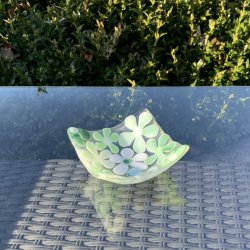 Blomster mini skl - Grn