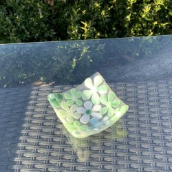 Blomster mini skl - Grn