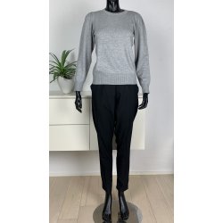 Ofelia FRI Knit O-Neck - Grey Melange