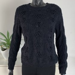Ofelia Mandy Knit Pullover - Black