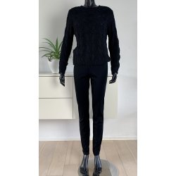 Ofelia Mandy Knit Pullover - Black