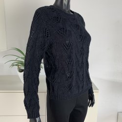 Ofelia Mandy Knit Pullover - Black