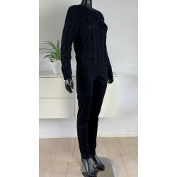 Ofelia Mandy Knit Pullover - Black