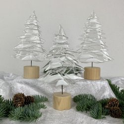 Juletrer - Klar/hvid