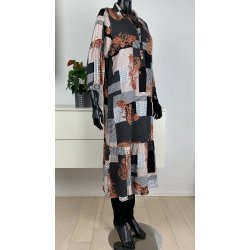 Ofelia Jill Dress - Black Combi