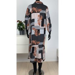 Ofelia Jill Dress - Black Combi