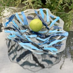 Tacco formet fad i klare og bllige farver