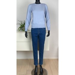 Ofelia FRI Knit O-Neck - Light Blue