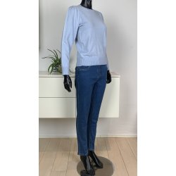 Ofelia FRI Knit O-Neck - Light Blue