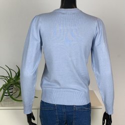 Ofelia FRI Knit O-Neck - Light Blue