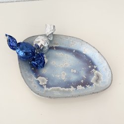 Unik keramikfad - med krakeleringer og krystalglasur