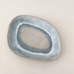 Unik keramikfad - Rhvid/bl toner