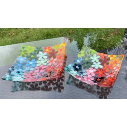 Blomster fad (21x21cm)