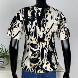 ZE-ZE Relly Blouse - Creme/Black