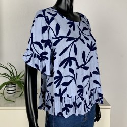 Ofelia Elody Blouse - Blue Combi