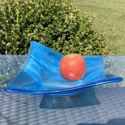 Himmelbl skl med unikt skymnster