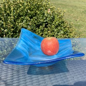 Himmelbl skl med unikt skymnster