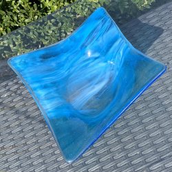 Himmelbl skl med unikt skymnster