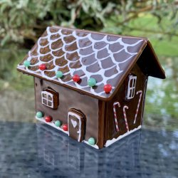 Honning kage jule hus - 3 dimensionelt