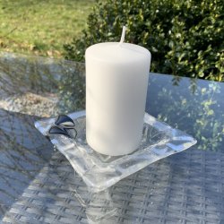 Lysestage med iriseret detalje 