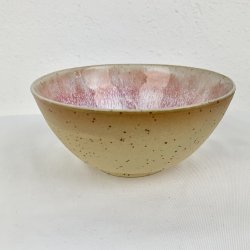 Keramiksk�l til morgenmad og snacks - Lyser�d-koral-lysgr�n