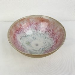 Keramiksk�l til morgenmad og snacks - Lyser�d-koral-lysgr�n