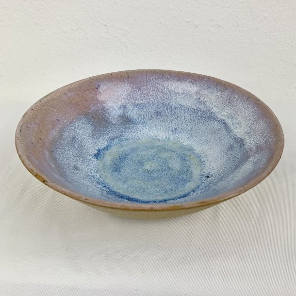 Keramiksk�l til morgenmad og snacks - Lyser�d / bl�lige farver