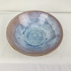 Keramiksk�l til morgenmad og snacks - Lyser�d / bl�lige farver