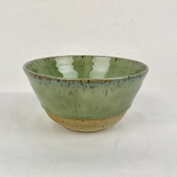 Keramik snack sk�l - gr�n