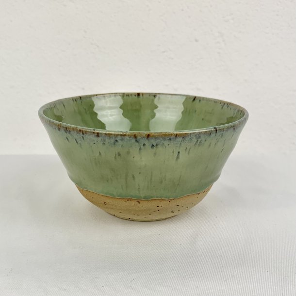 Keramik snack sk�l - gr�n