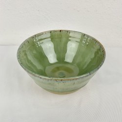 Keramik snack sk�l - gr�n
