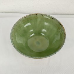 Keramik snack sk�l - gr�n