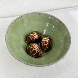 Keramik snack sk�l - gr�n