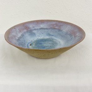 Keramiksk�l til morgenmad og snacks - Lyser�d / bl�lige farver 2. sortering