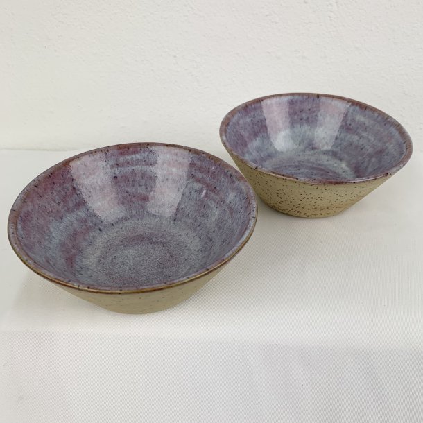 Keramiksk�le til morgenmad og snacks - Lavendel