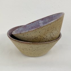 Keramiksk�le til morgenmad og snacks - Lavendel