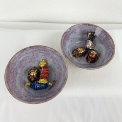 Keramiksk�le til morgenmad og snacks - Lavendel