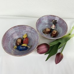 Keramiksk�le til morgenmad og snacks - Lavendel