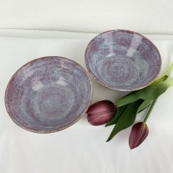 Keramiksk�le til morgenmad og snacks - Lavendel