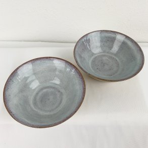 Keramiksk�le til morgenmad og snacks - St�vet lavendel