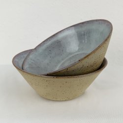 Keramiksk�le til morgenmad og snacks - St�vet lavendel