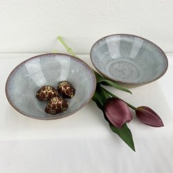 Keramiksk�le til morgenmad og snacks - St�vet lavendel