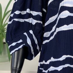 Ofelia Blaze Blouse - Navy