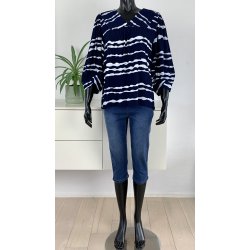 Ofelia Blaze Blouse - Navy