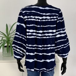 Ofelia Blaze Blouse - Navy